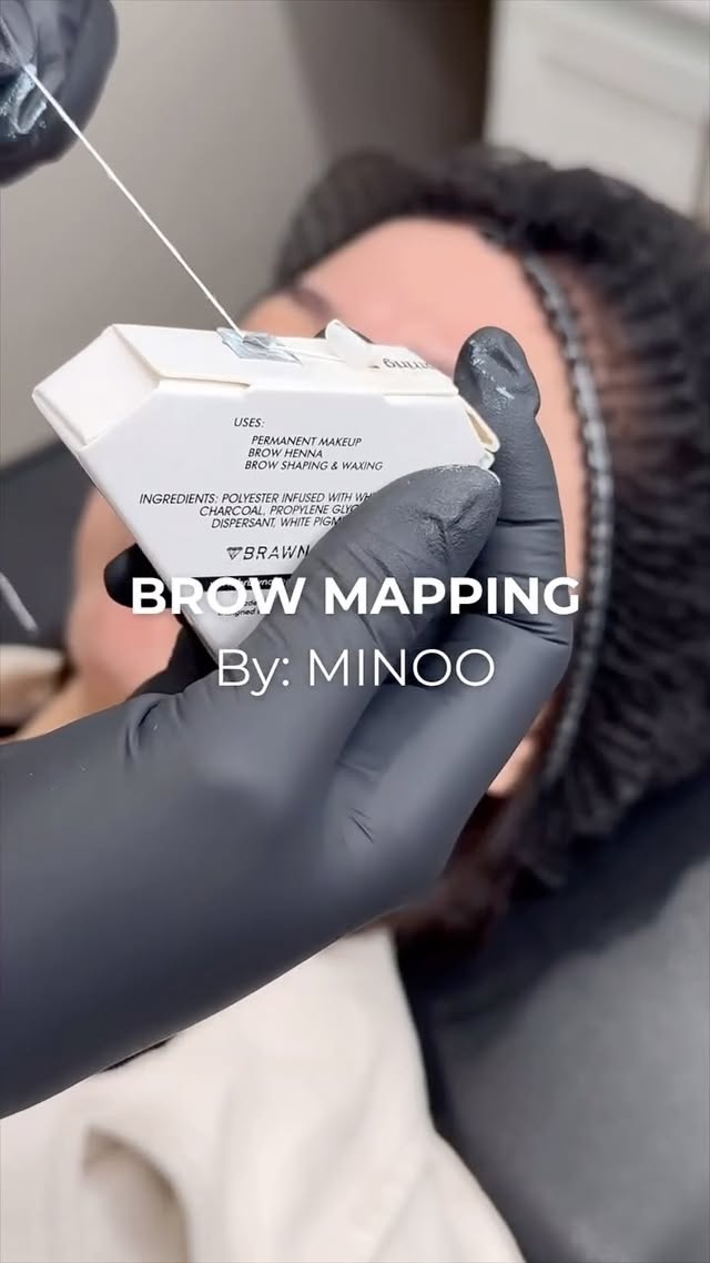 Behind the scenes — brow mapping