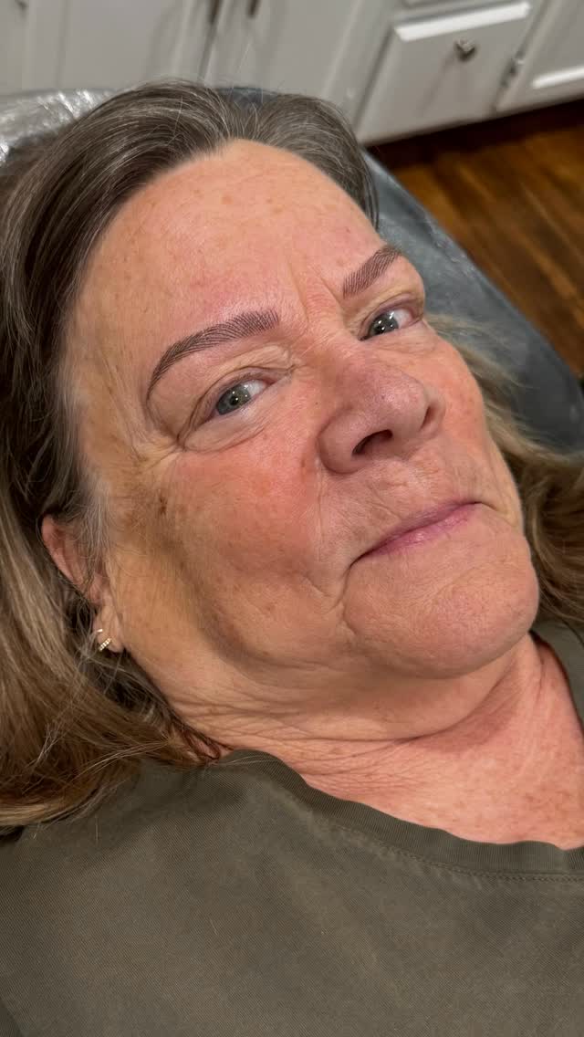 Microblading result on a returning client